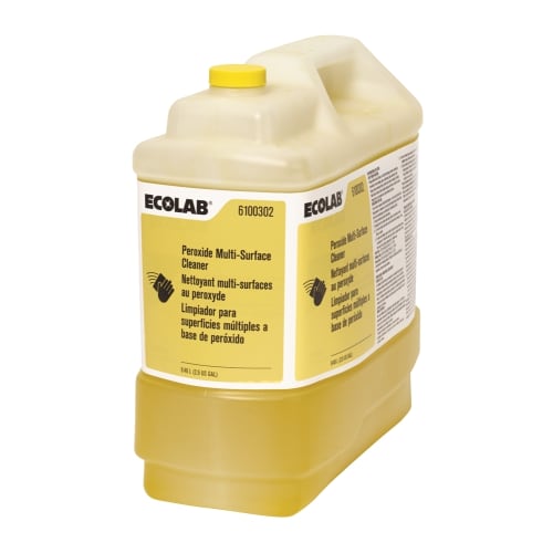 Ecolab® Peroxide Multi-Surface Glass Cleaner, 2.5 Gallon, #6100302